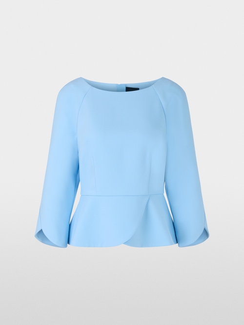 Elegant blouse with peplum