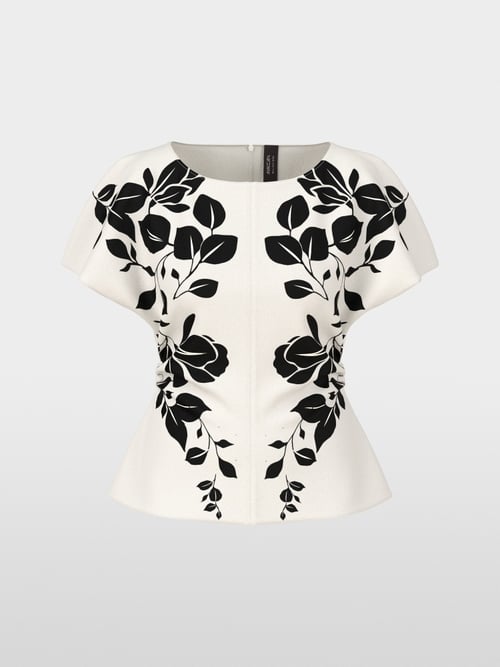 Blouse élégante à imprimé floral