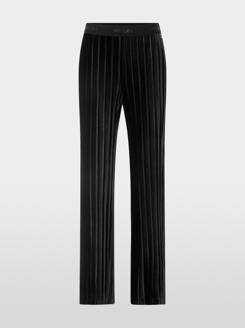 WASHINGTON pleated velvet trousers