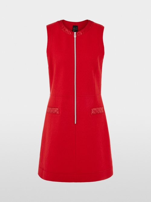 Knitted in Germany sleeveless dress