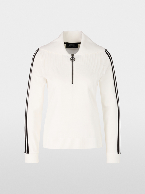 Pull à demi-zip tricoté en Allemagne