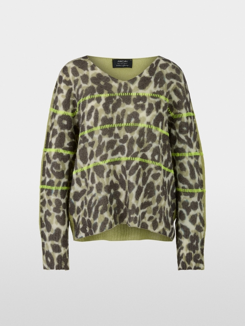 Knitted in Germany fine leo jumper