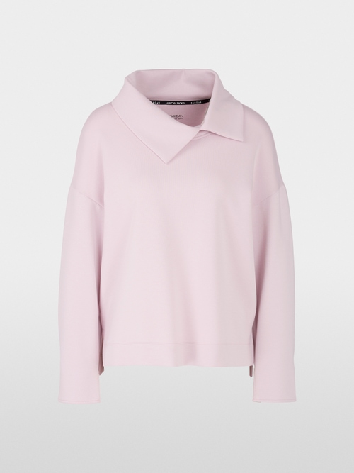 Sweat-shirt à col asymétrique