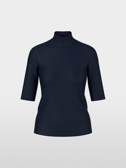 Basic shirt in stretch cotton