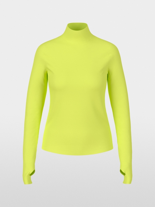Long-sleeved turtleneck top