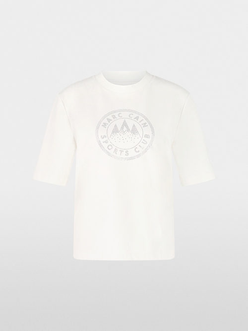 T-shirt with hotfix motif