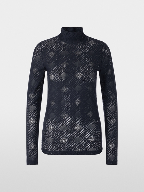 Shirt made from logo lace