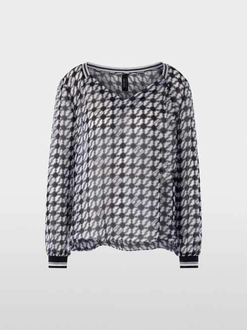 Viscose blouse with print