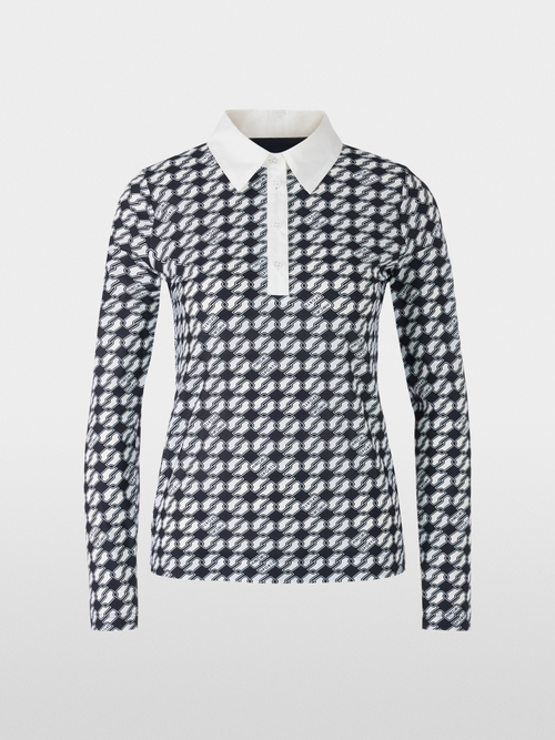 Buttoned polo shirt