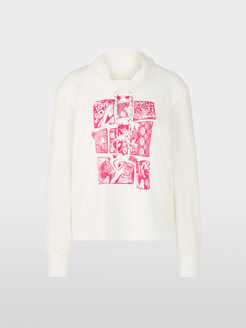 Blouse shirt with print