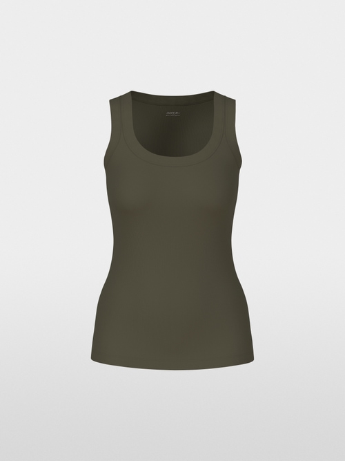 Top basique en coton stretch
