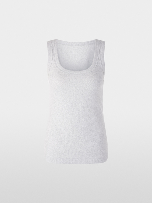 Basic-Top aus Baumwollstretch