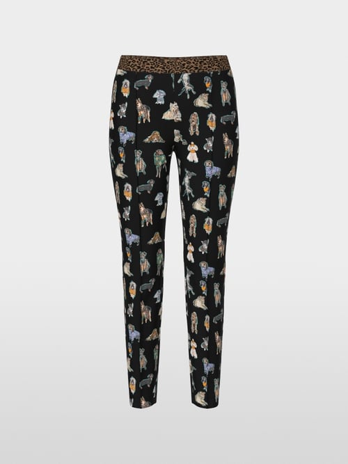 Tight 7/8 SOFIA trousers with waistband