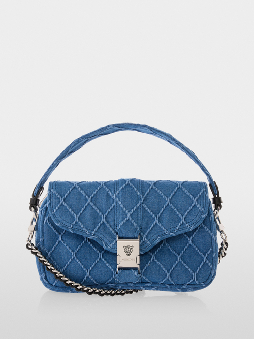 Denim shoulder bag