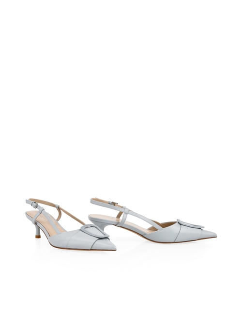 Marc Cain Women's Grey Elegant Goatskin Pumps, 4 (G2)