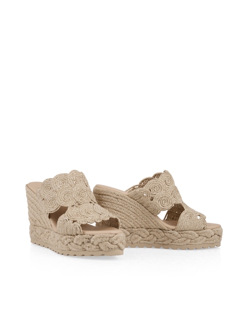 Marc Cain Women's White Espadrilles With Wedge Heel, 6 (G4)