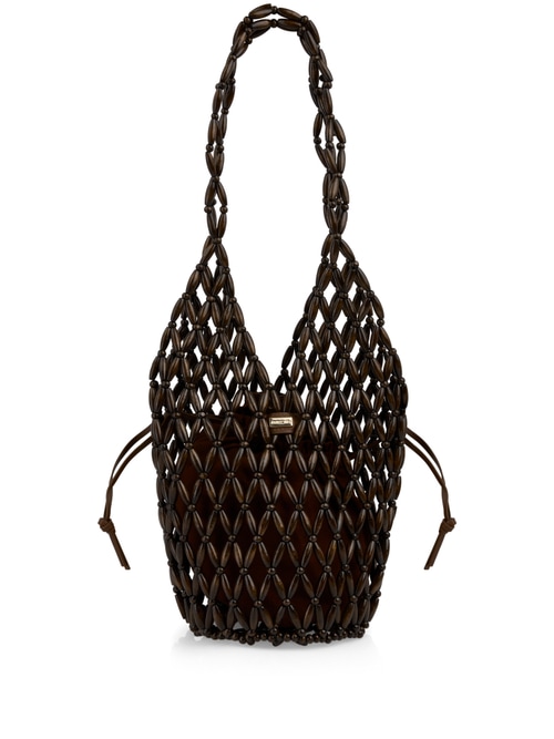 Marc Cain Women's Brown Handmade Shoulder Bag, 8 (N1)