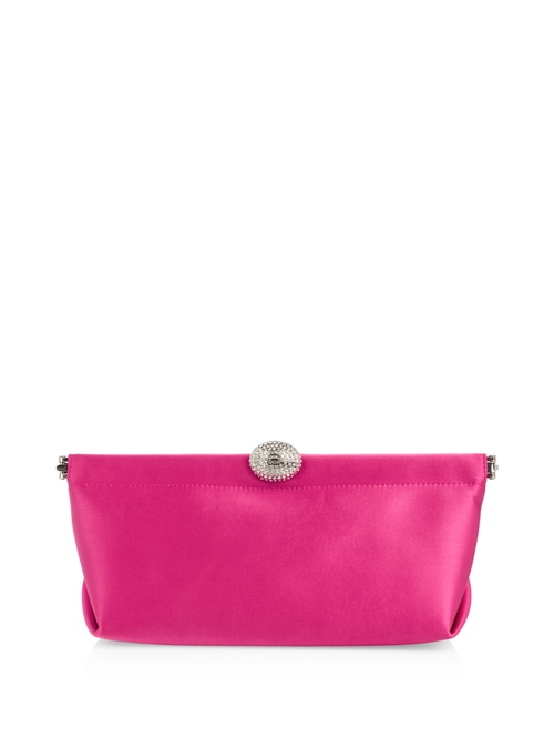 Marc Cain Women's Red Satin Clutch With Crystal Clasp, 8 (N1)