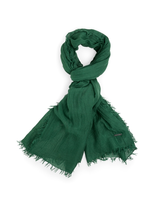Marc Cain Women's Green Scarf With Crinkle Effect, 8 (N1)