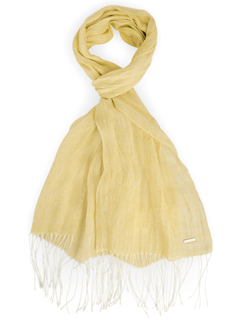 Marc Cain Women's Yellow Linen Scarf, 8 (N1)