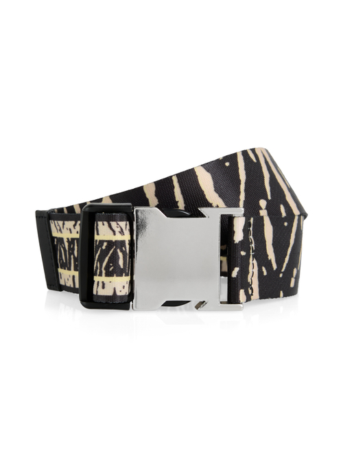 Marc Cain Women's White Waist Belt With Animal Print, 18 (N6)