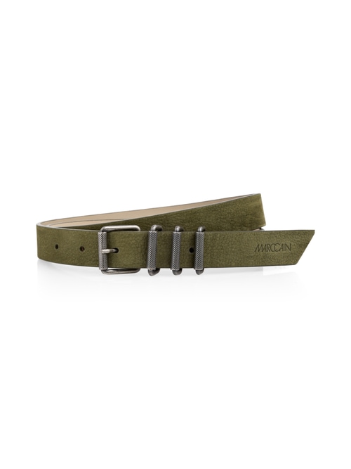 Marc Cain Women's Green Suede Belt, 16 (N5)