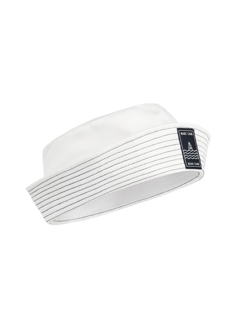 Marc Cain Women's White Maritime Hat, 12 (N3)