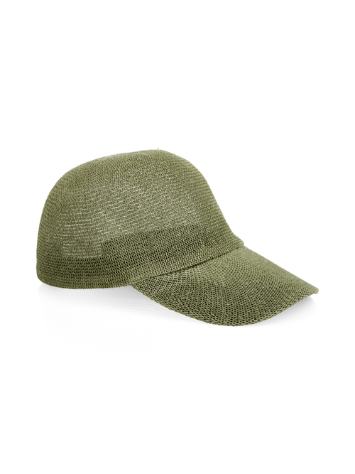 Marc Cain Women's Green Cap With Mesh Look, 12 (N3)