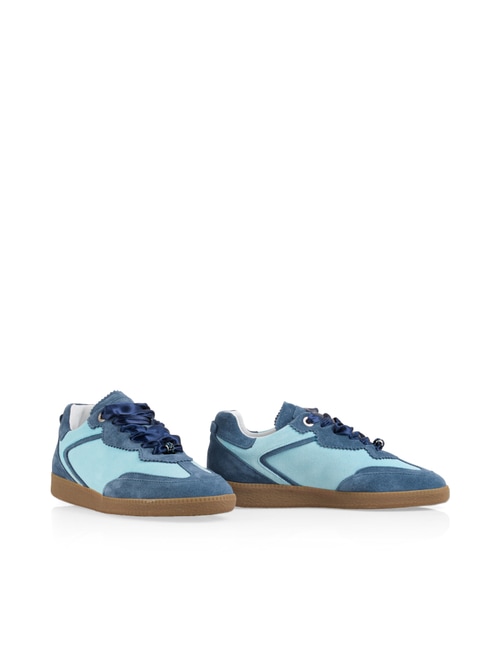Marc Cain Women's Blue Suede Trainers, 6 (G4)