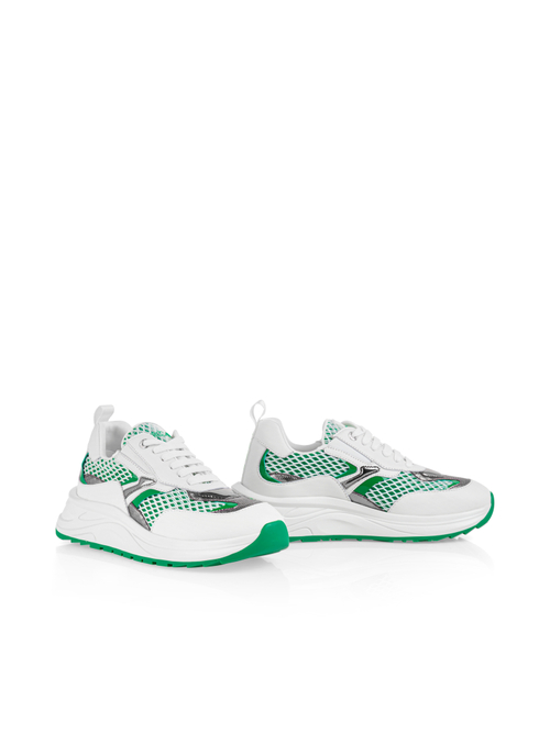 Marc Cain Women's Green Trainers In A Mix Of Materials, 7 (G5)