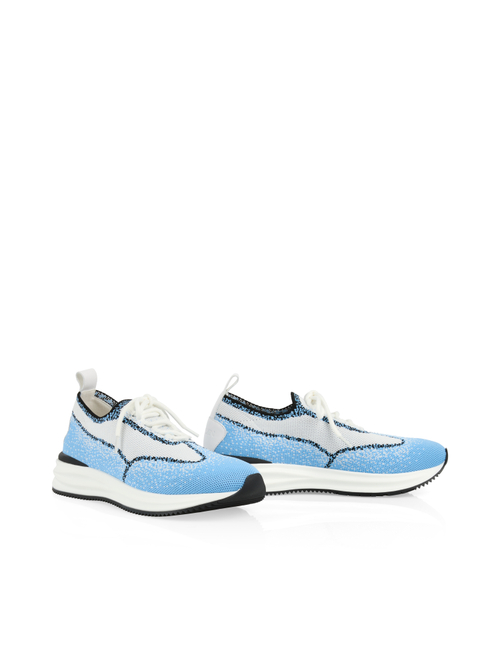 Marc Cain Women's Blue Knitted Trainers, 6 (G4)