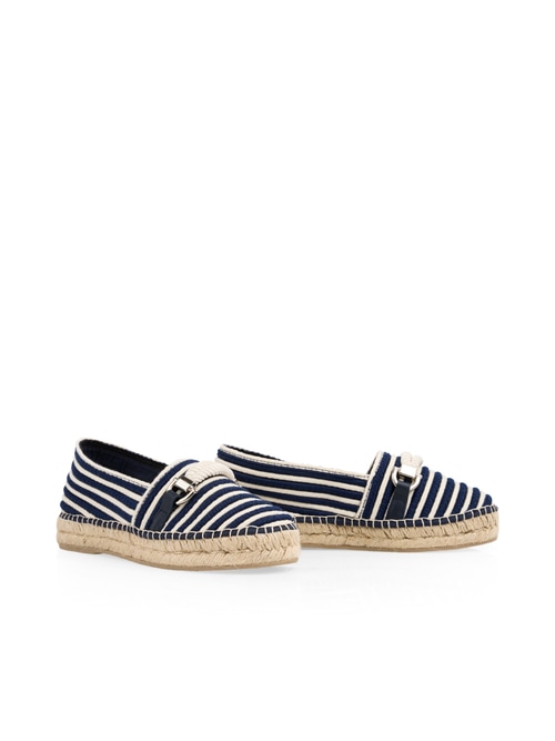 Marc Cain Women's Blue Striped Espadrilles, 6 (G4)