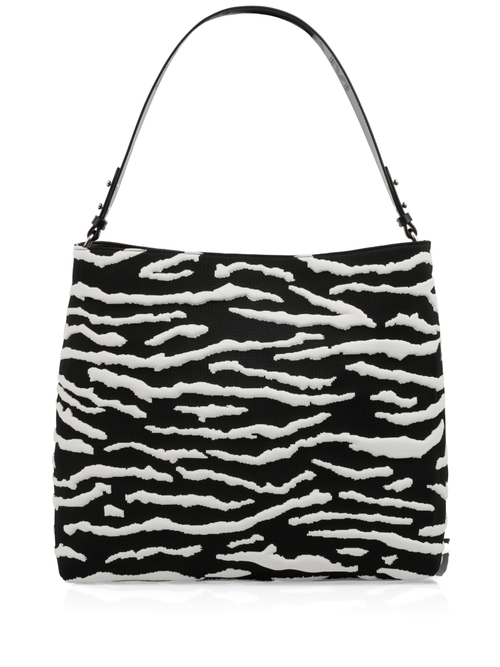 Marc Cain Women's White Shoulder Bag With Animal Print, 8 (N1)