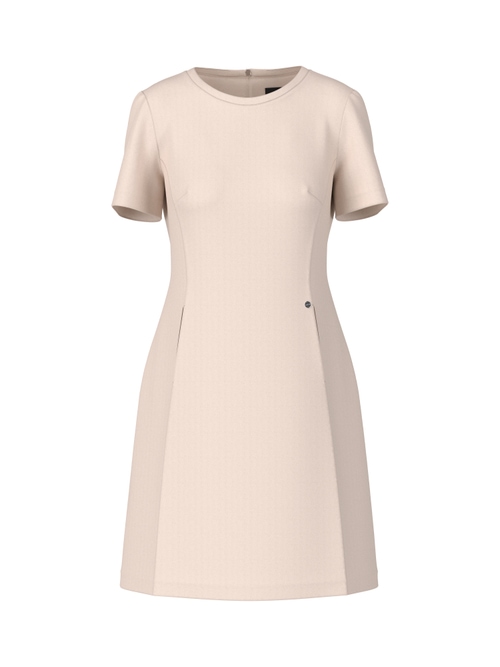 Marc Cain Women's White Dress In Viscose Stretch, 8 (N1)