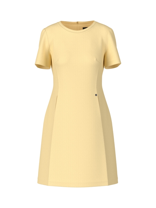 Marc Cain Women's Yellow Dress In Viscose Stretch, 8 (N1)