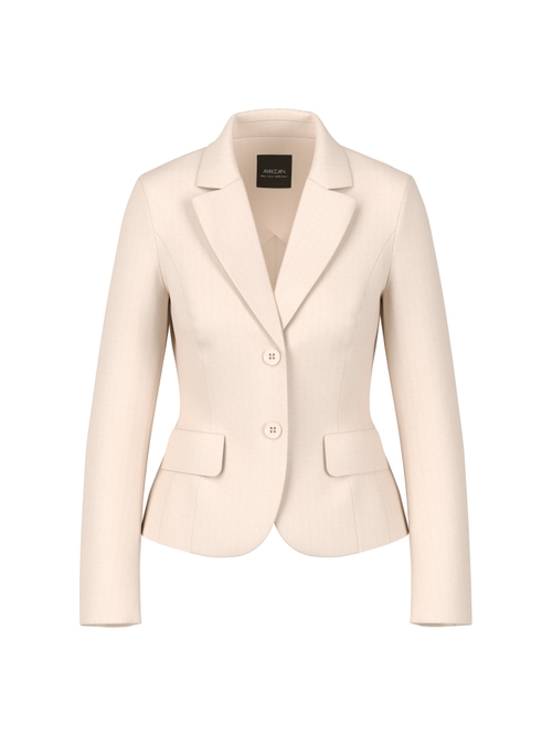 Marc Cain Women's White Fitted Blazer, 8 (N1)