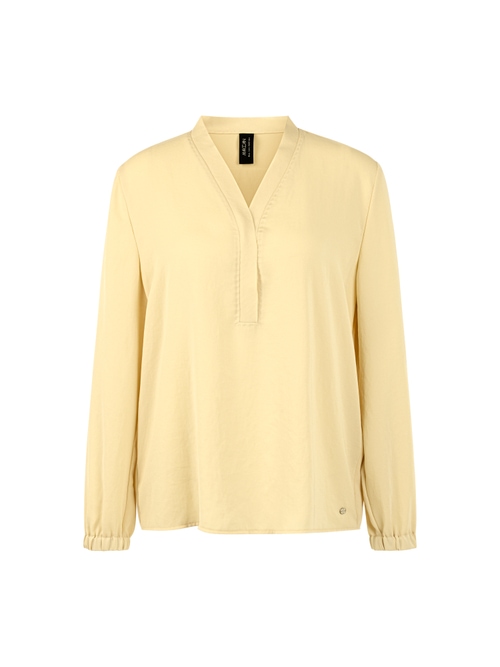 Marc Cain Women's Yellow Casual Wide Blouse, 14 (N4)
