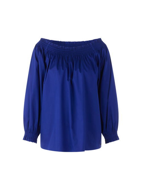 Marc Cain Women's Violet Carmen Blouse In Stretch Cotton, 18 (N6)