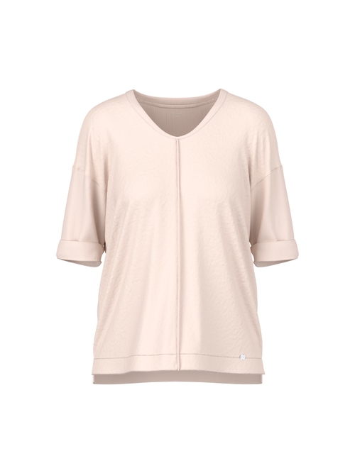 Marc Cain Women's White Wide Blouse In Material Mix, 14 (N4)