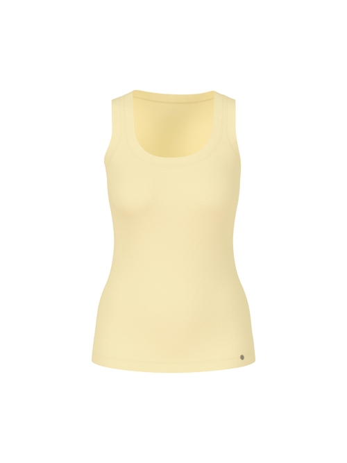 Marc Cain Women's Yellow Slim-Fit Top, 18 (N6)