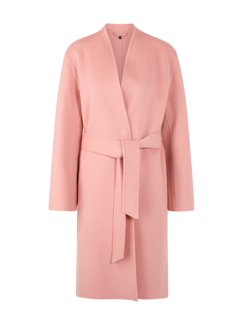Marc Cain Women's Red Elegant Coat Made Of Pure Wool, 18 (N6)