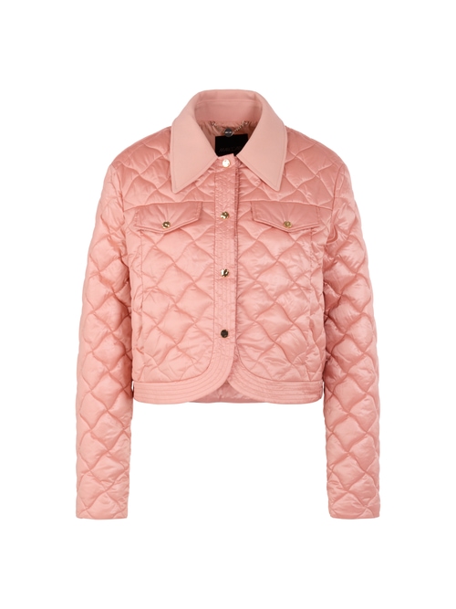 Marc Cain Women's Red ‘Rethink Together’ Quilted Jacket, 20 (N7)