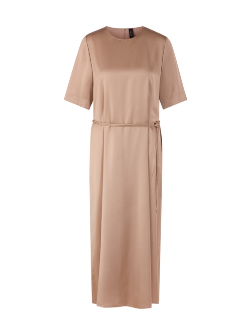 Marc Cain Women's Brown Midi Dress In Satin, 14 (N4)