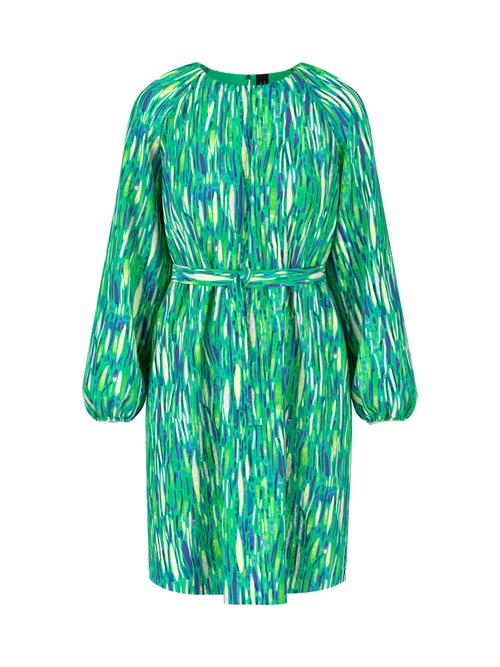 Marc Cain Women's Green Dress With Tie Belt, 18 (N6)