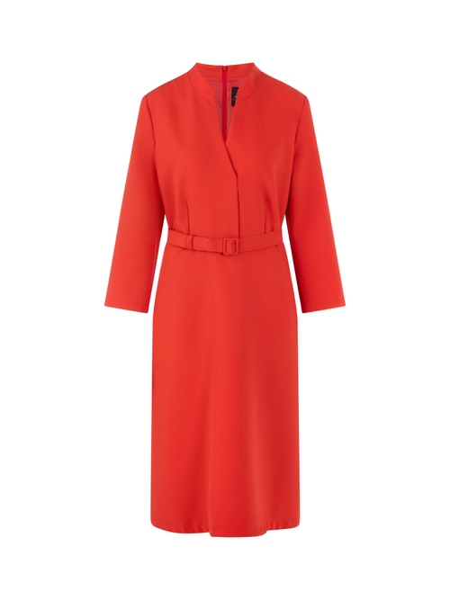 Marc Cain Women's Red Dress With Belt, 18 (N6)
