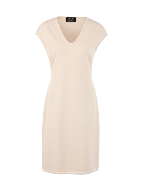 Marc Cain Women's White Rethink Together Fine Knit Dress, 8 (N1)