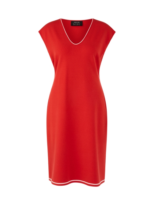 Marc Cain Women's Red Rethink Together Fine Knit Dress, 8 (N1)