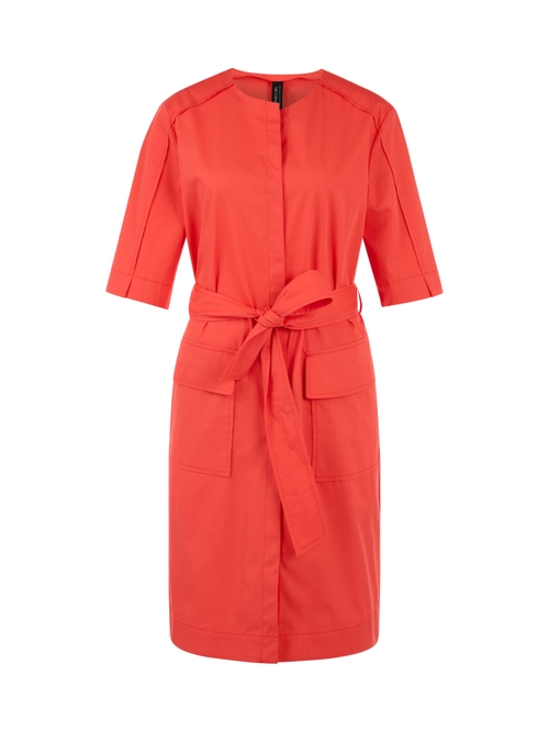 Marc Cain Women's Red Cotton Blend Mini Dress, 18 (N6)