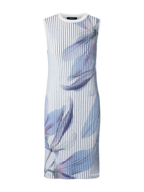 Marc Cain Women's White ‘Knitted In Germany’ Fine Knit Dress, 10 (N2)