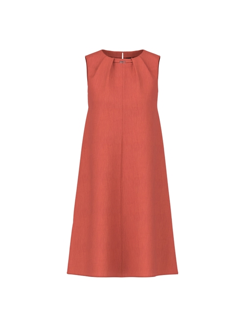Marc Cain Women's Yellow Linen-Viscose Blend Dress, 14 (N4)